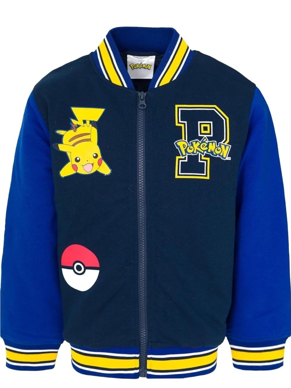 Pikachu Kids' Navy & Blue Zip-Up Jacket